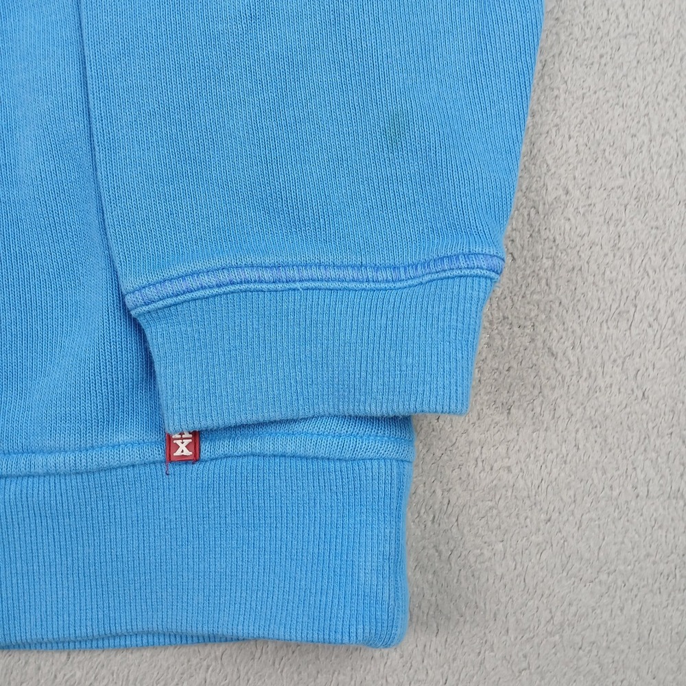 Tommy Bahama Relax Pullover Mens XL Quarter Zip Sweatshirt Blue Cotton - Picture 2 of 12
